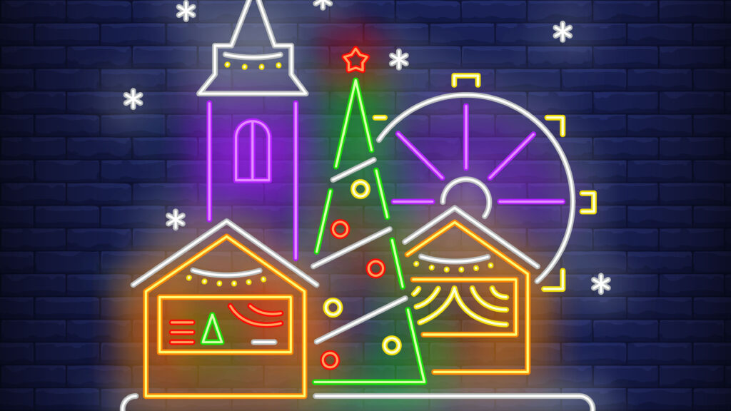 Christmas Fun Fair Neon Sign
