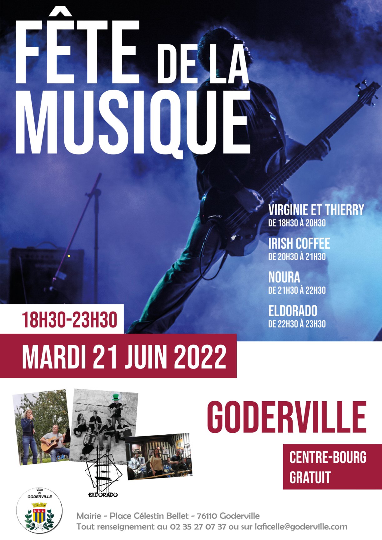 Affiche Fête de la Musique Goderville