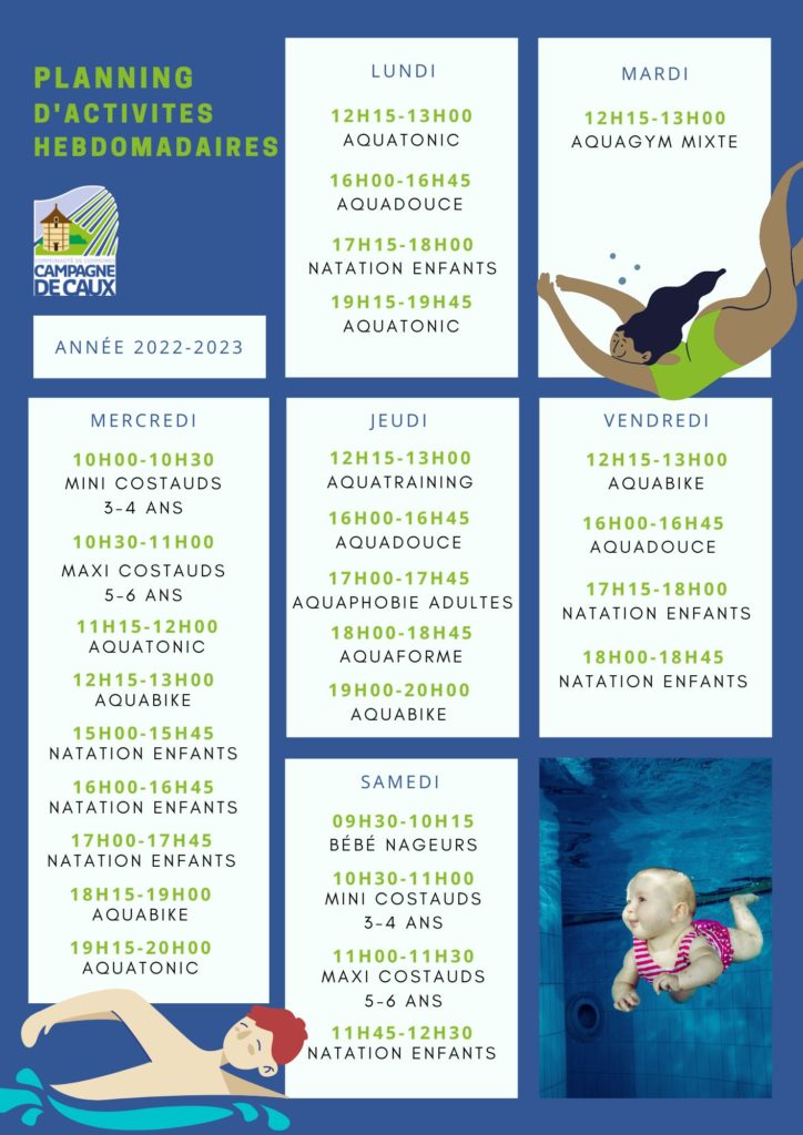 Planning Piscine 2022 2023