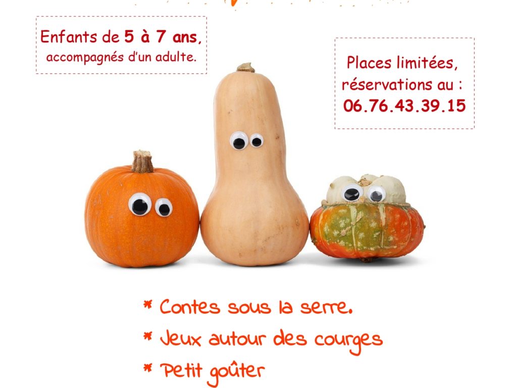 Animation "Une citrouille vaut mieux qu'un carrosse !"
