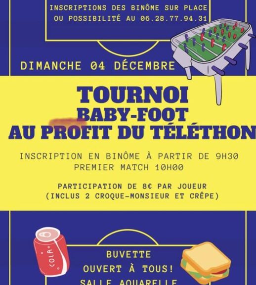 tournoi baby foot bretteville