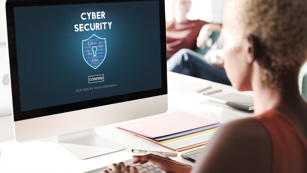 Cyber Security Protection Firewall Interface Concept