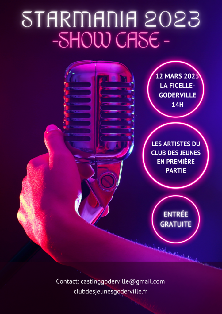 Neon Concert Comedy Music Karaoke Event Printable Poster