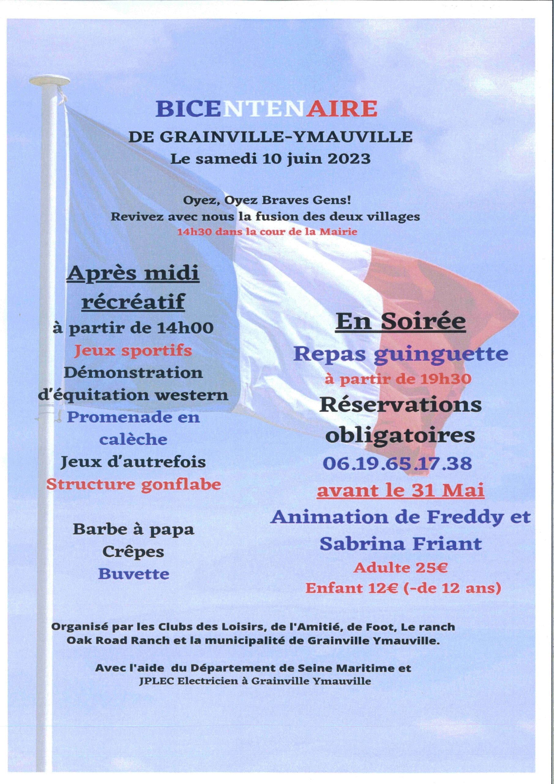 Bicentenaire de Grainville-Ymauville