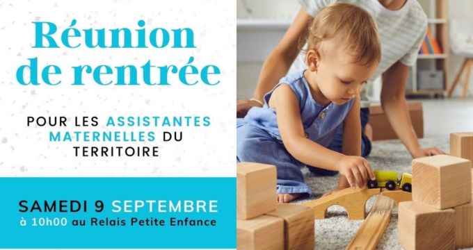 Réunion de rentrée au Relais Petite Enfance