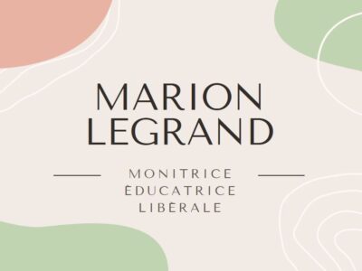 Marion Legrand : Monitrice éducatrice libérale