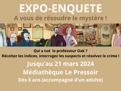 Expo-Enquête Médiathèque Le Pressoir