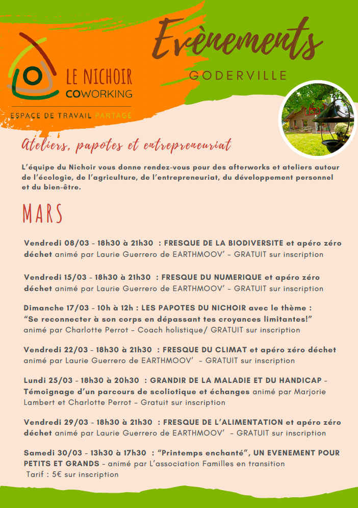 Agenda Le Nichoir Coworking Goderville 1