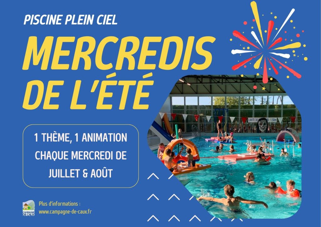 Mercredi été piscine plein ciel goderville