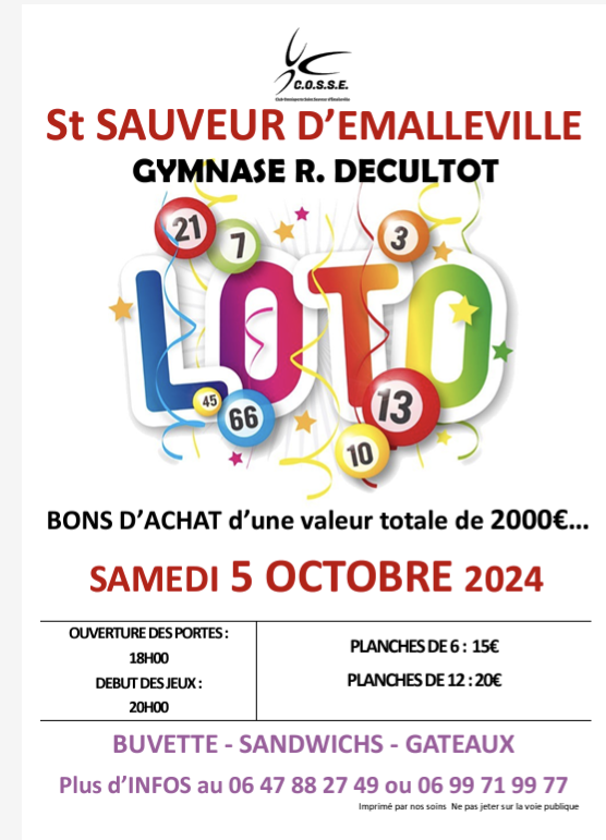 Loto St Sauveur Emalleville