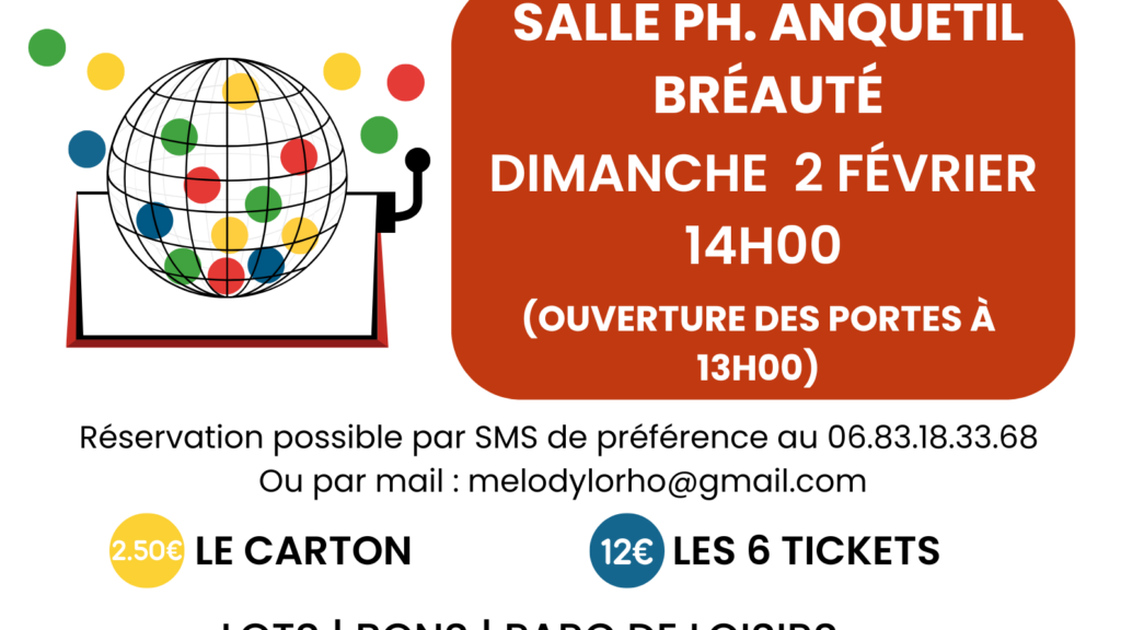loto pour les enfants bréauté