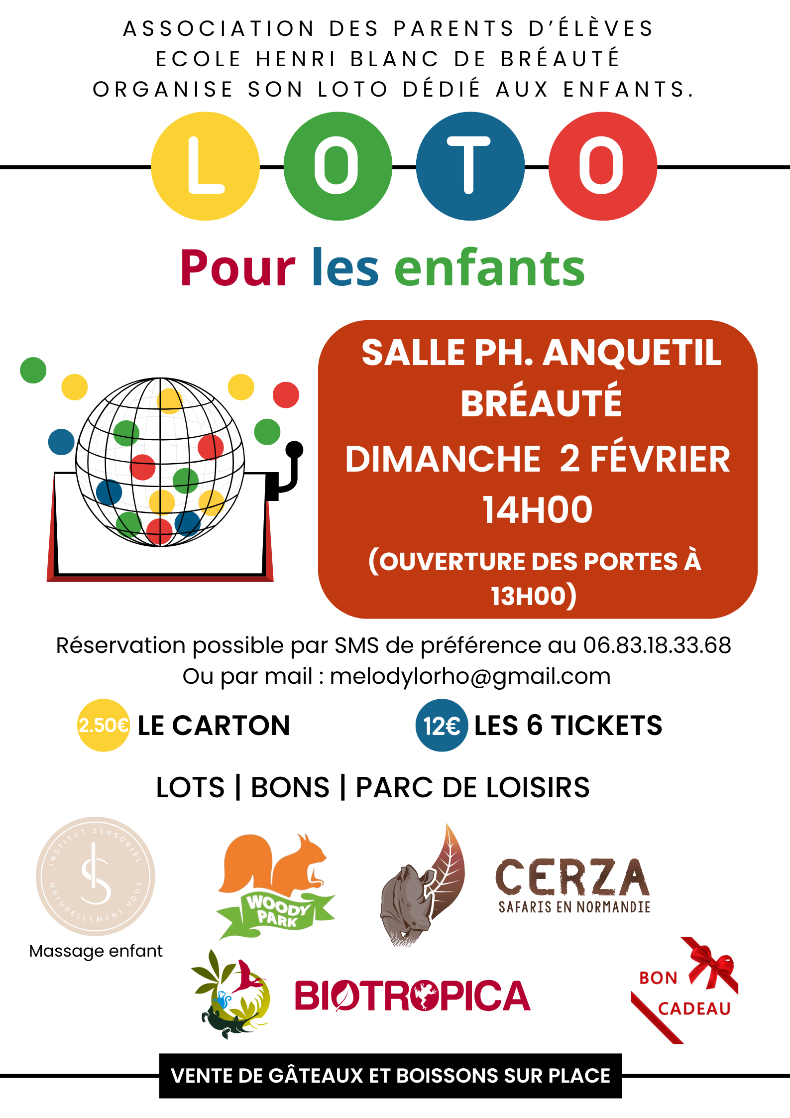 loto pour les enfants bréauté