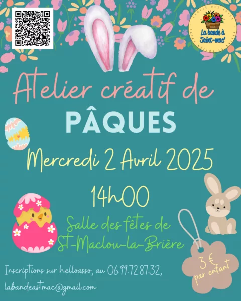 Atelier créatifs Paques