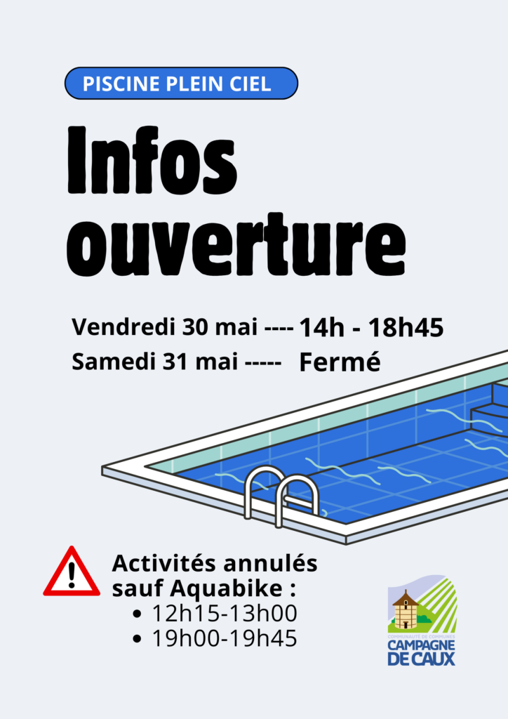 Piscine INFO 30 Mai