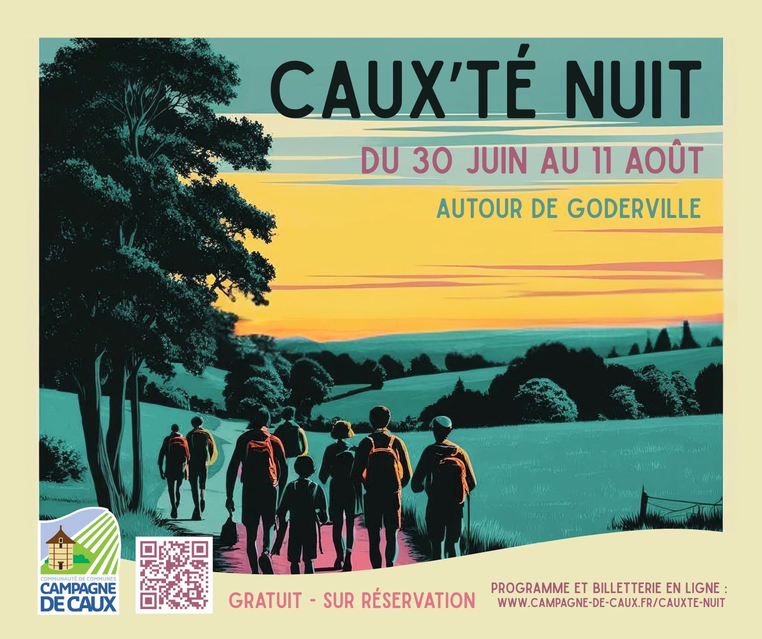 Caux'té Nuit été 2025 (Publication Facebook)