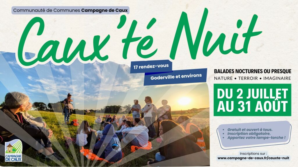 Caux'té Nuit été 2026 Couverture évènement Facebook